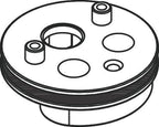 hansgrohe / Nein / Adapter M3 WT-Mischer chrom m O-Ring