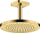 AXOR Kopfbrause 245 1jet EcoSmart Chrom – 245 mm Rain Strahl für Wand- und Deckenmontage