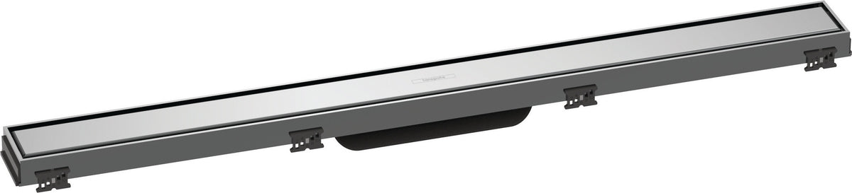 HANSGROHE RainDrain Match Duschrinne 600 mm mit höhenverstellbarem Rahmen, chrom