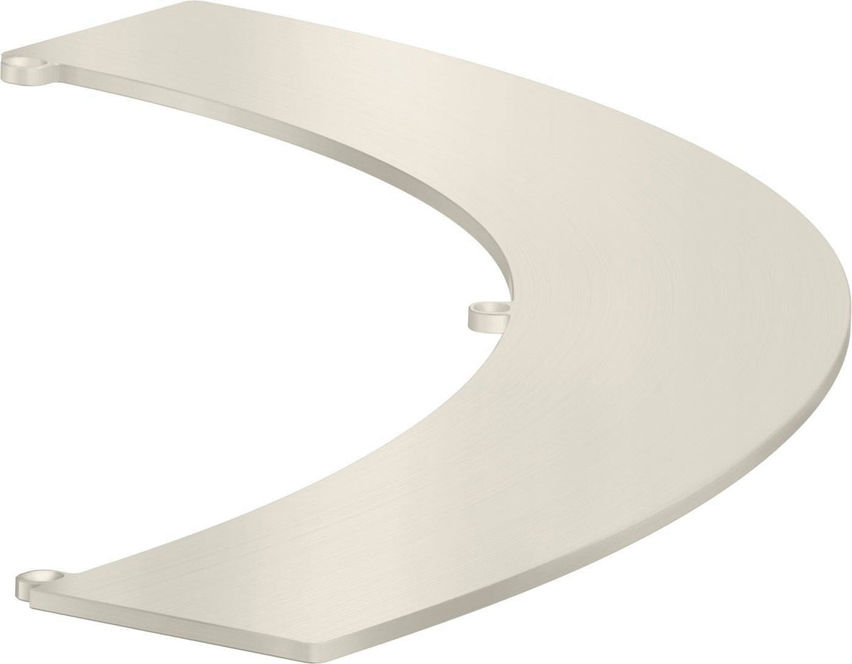 AXOR Suite Ablage polished nickel – Metall-Ablage mit verdeckter Befestigung, 20 kg Belastbarkeit