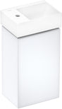 HANSGROHE Xevolos E Handwaschbecken 360x250mm weiß mit Hahnloch links, SmartClean