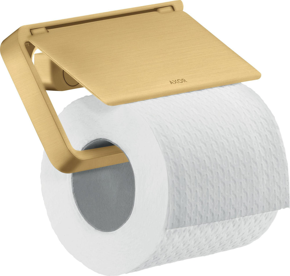 AXOR Universal Papierhalter Wandmontage Chrom – Toilettenpapier-Rollenhalter mit Deckel