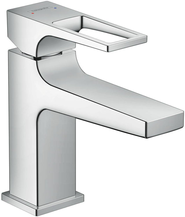 HANSGROHE METROPOL 100 Einhebel-Waschtischmischer DN 15 chrom mit Push-Open Ablaufgarnitur