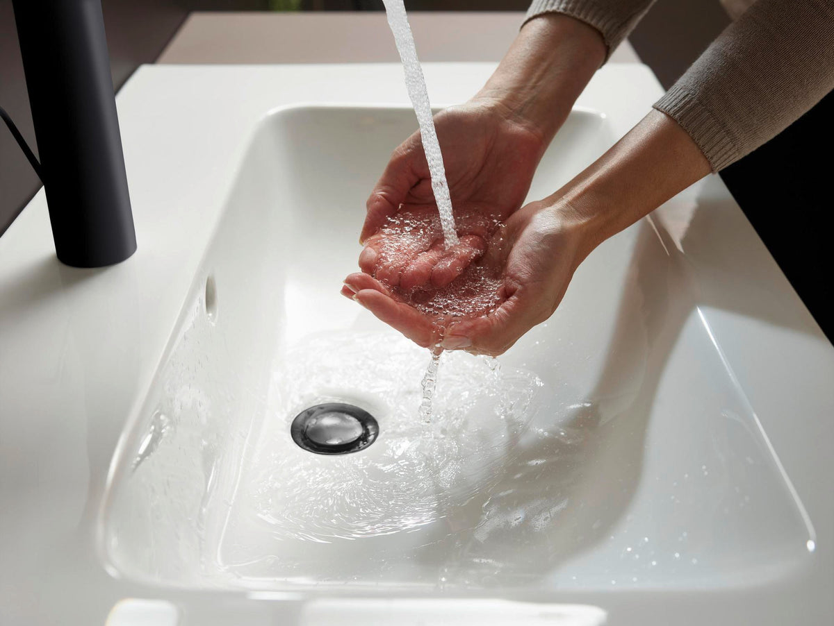 Hansgrohe VERNIS Blend 190 Einhebel-Waschtischmischer mit Zugstangen-Ablaufgarnitur, chrom