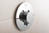 HANSGROHE ShowerSelect Comfort S Thermostat Fertigmontageset Unterputz Chrom für 2 Verbraucher