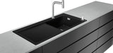 HANSGROHE Spülencombi Select 200 mit Abtropffläche C51-F450-08 chrom – SilicaTec Einbauspüle