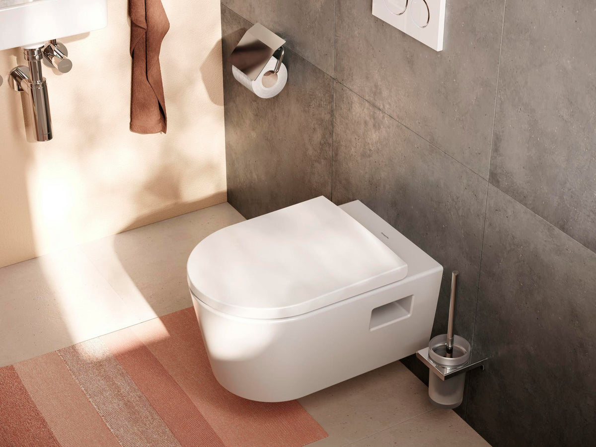 HANSGROHE AddStoris Papierrollenhalter mit Deckel, Chrom, Wandmontage