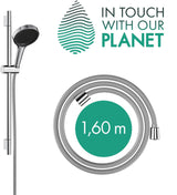 HANSGROHE Rainfinity 130 3jet Brauseset mit Unica S Puro 650mm Push Schieber, chrom