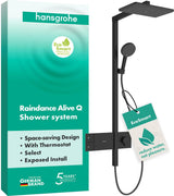 HANSGROHE Raindance Alive Q 210/340 Duschsystem 1jet EcoSmart mit ShowerSelect Comfort Thermostat