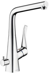 HANSGROHE Metris M71 Küchenmischer 320 mit Geräteabsperrventil, Chrom