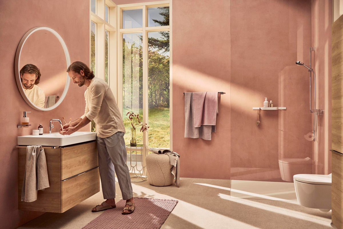 Hansgrohe Tecturis S Einhebel-Waschtischmischer mit ComfortZone 110 und Zugstangen-Ablaufgarnitur, chrom