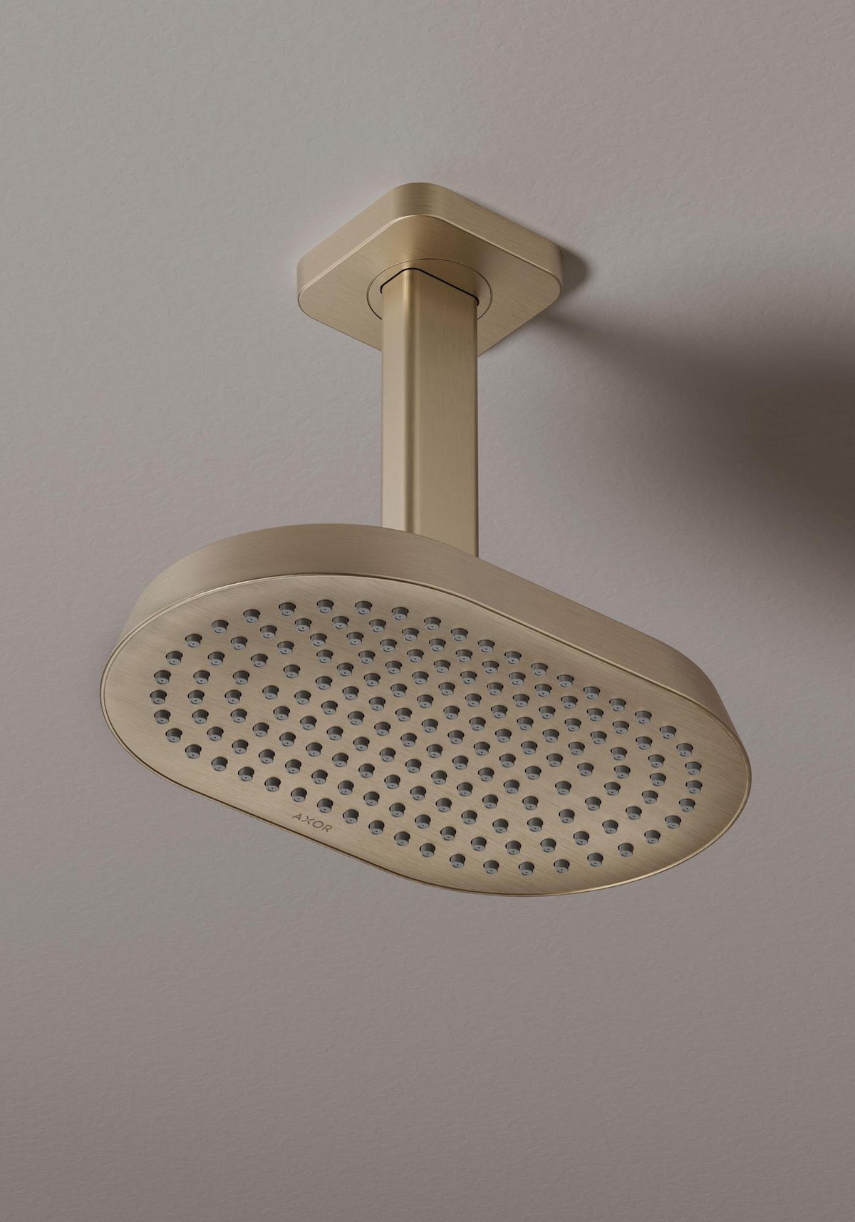 AXOR ShowerSphere 1jet Kopfbrause 250 x 160 mm mit Deckenanschluss für Deckenmontage
