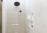 HANSGROHE HG Handbrause Rainfinity 130 3jet Chrom – 3 Strahlarten, QuickClean, Select-Taste