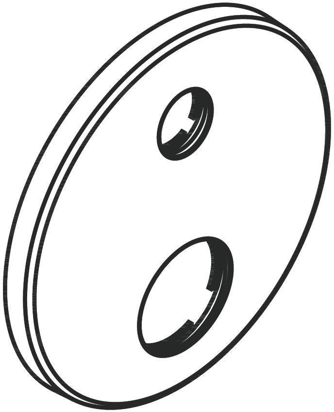 AXOR Massaud Absperrventil Chrom – Hansgrohe Ersatzteil für Brausestange 22 mm