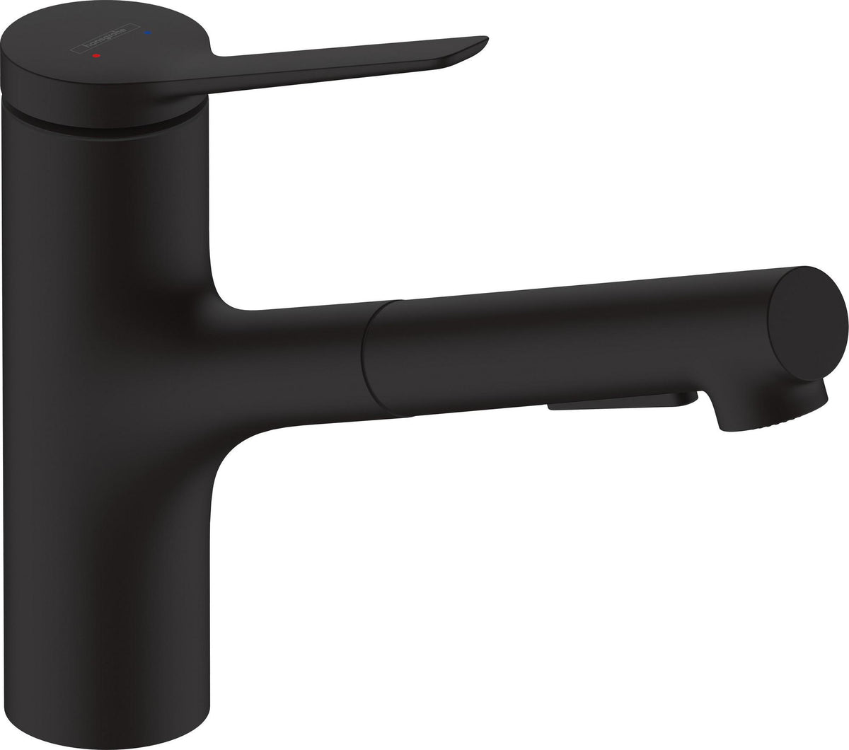 HANSGROHE Zesis M33 ComfortZone 150 Einhebel-Küchenmischer mit Ausziehbrause, 2 Strahlarten, Chrom