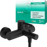 Hansgrohe Zesis S Wannenmischer Aufputz Chrom – 2 Verbraucher, Temperaturbegrenzung