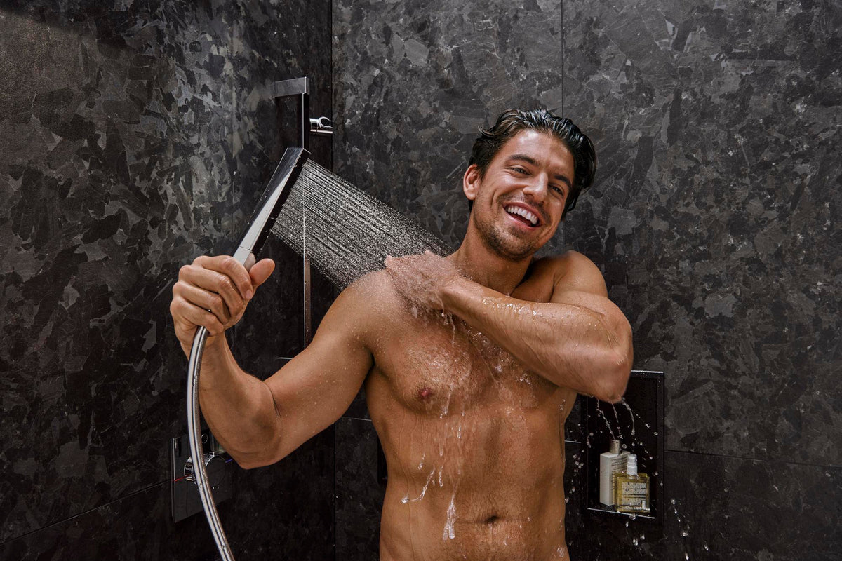 HANSGROHE ShowerSelect Comfort E Thermostat Fertigmontageset UP Chrom für 2 Verbraucher