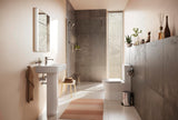 Hansgrohe Xanuia Q Compact Waschtisch 550x370mm mit SmartClean Glasur, Hahnloch und Überlauf