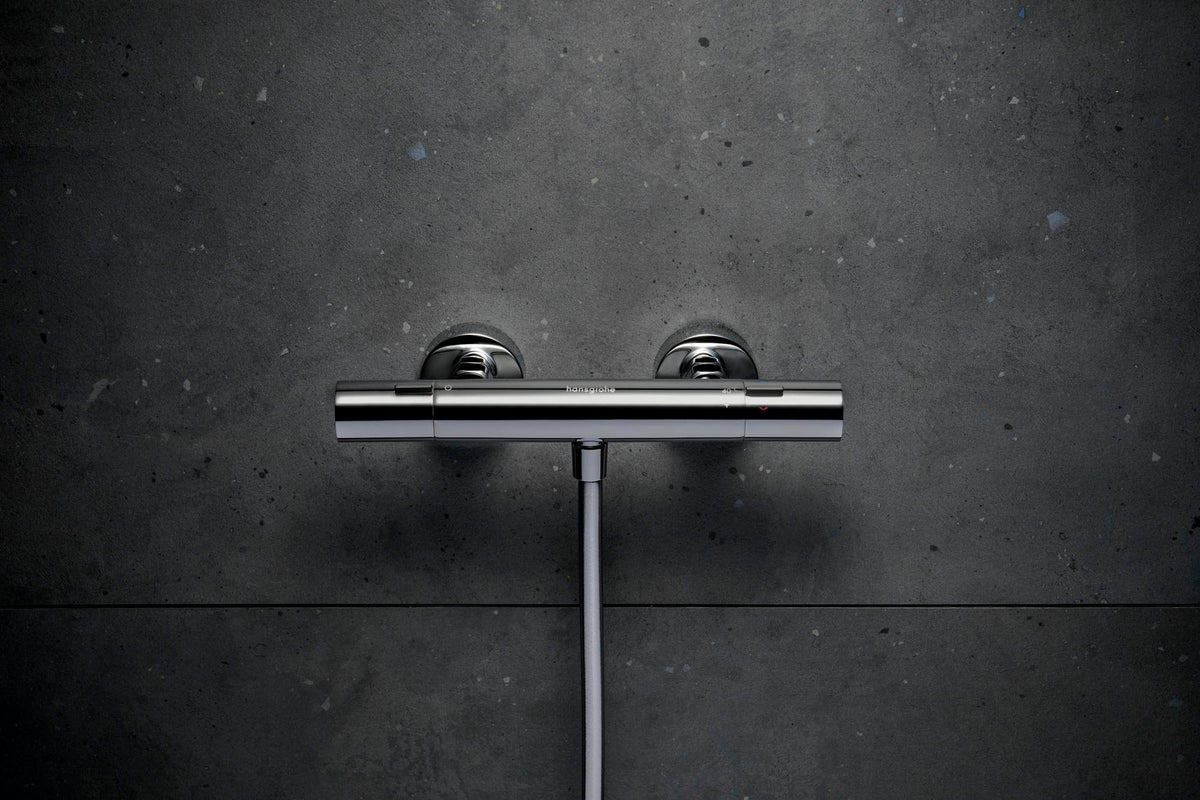 HANSGROHE Ecostat Fine Brausethermostat Aufputz Chrom – Temperatur- und Volumensteuerung