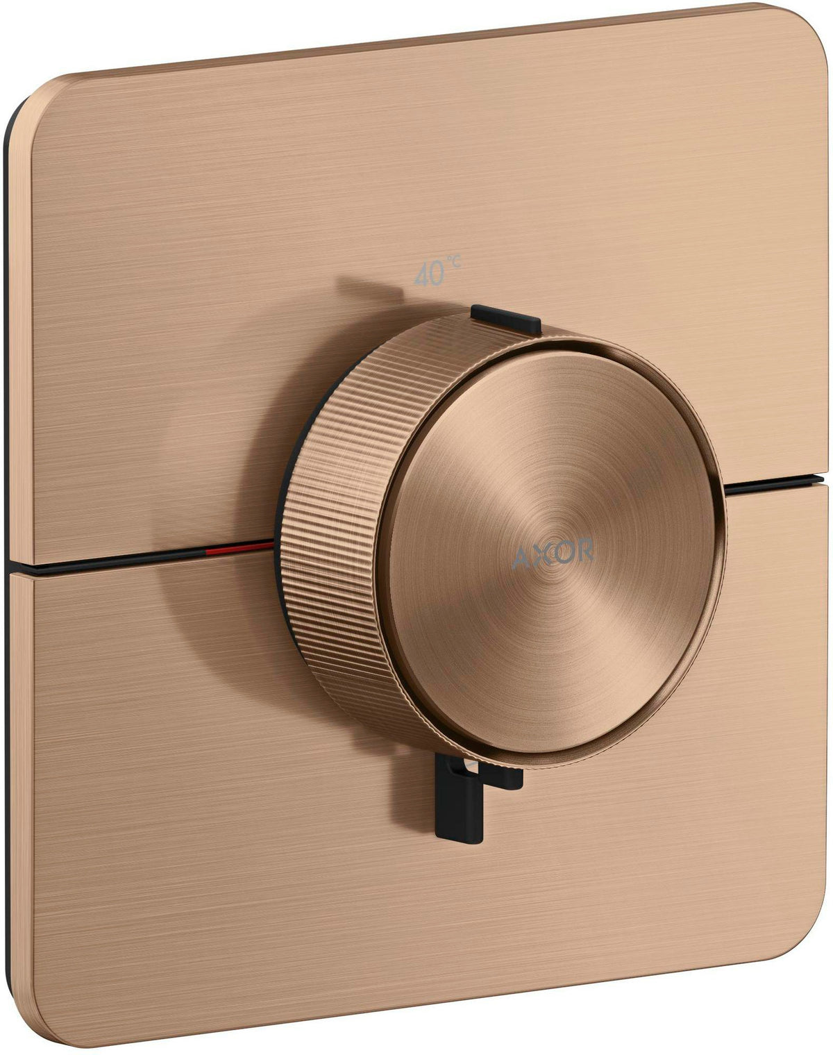 AXOR ShowerSelect ID HighFlow Thermostat Unterputz softsquare chrom – Präzise Temperatur- und Volumensteuerung