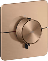 AXOR ShowerSelect ID HighFlow Thermostat Unterputz softsquare chrom – Präzise Temperatur- und Volumensteuerung