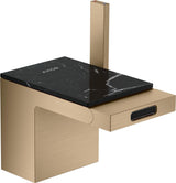 AXOR MyEdition Platte 150 in Leder – Abnehmbare Design-Abdeckung für Waschtischarmaturen