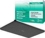 HANSGROHE Kopfbrause Raindance Alive Q 210/340 1jet – Rechteckig, RainAir & PowderRain, Schwarz