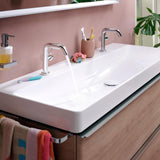 HANSGROHE Tecturis S Einhebel-Waschtischmischer 130 mm Ausladung Push-Open Chrom
