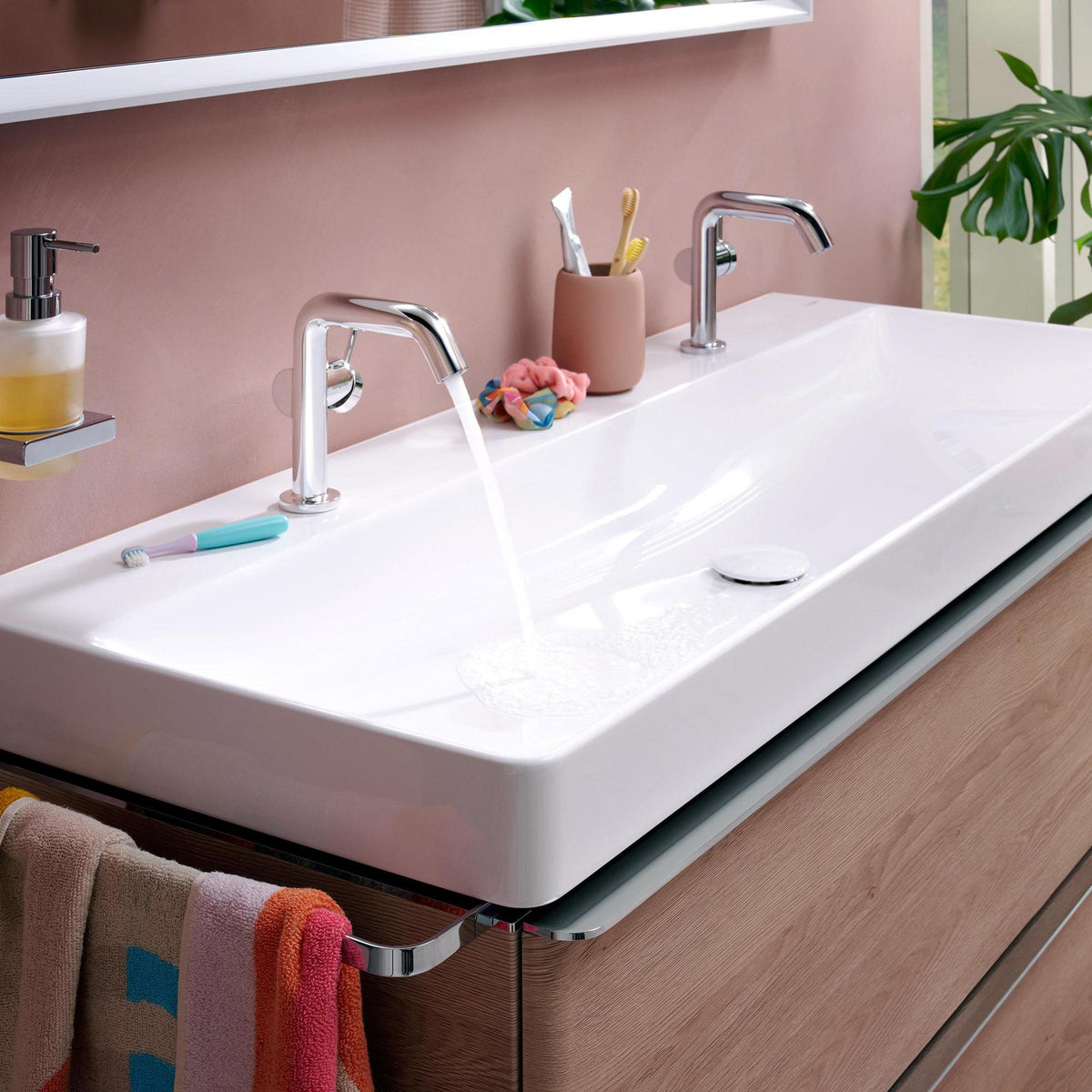 HANSGROHE Tecturis S Einhebel-Waschtischmischer mit CoolStart und 4 l/min