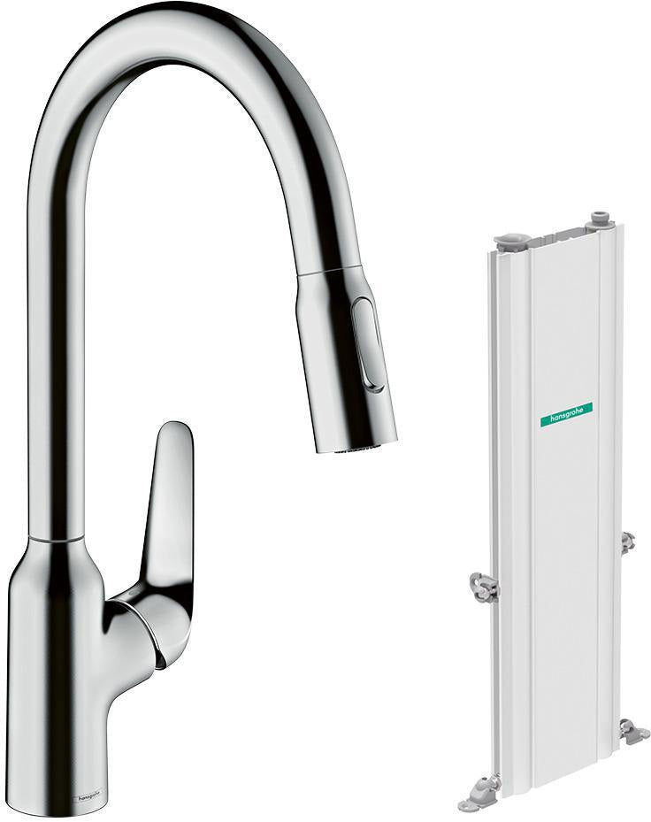 HANSGROHE HG Spültischmischer 220 mit sBox Ausziehbrause M4216-H220 chrom