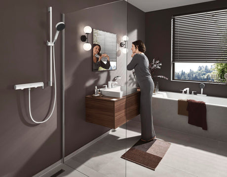 Hansgrohe Pulsify Select 105 3jet Handbrause – 3 Strahlarten, QuickClean, Chrom
