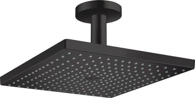 HANSGROHE Raindance E 300 1jet EcoSmart Kopfbrause Deckenmontage MSW – 300 x 300 mm, schwarz