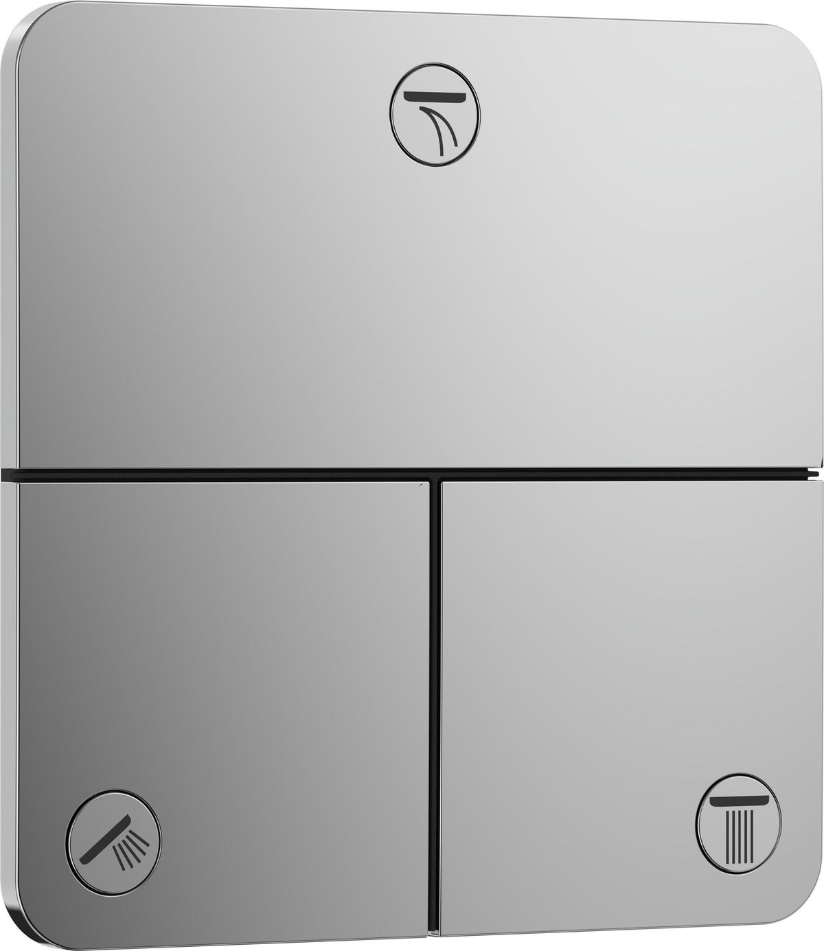 HANSGROHE ShowerSelect Comfort Q Absperrventil Unterputz Chrom für 3 Verbraucher