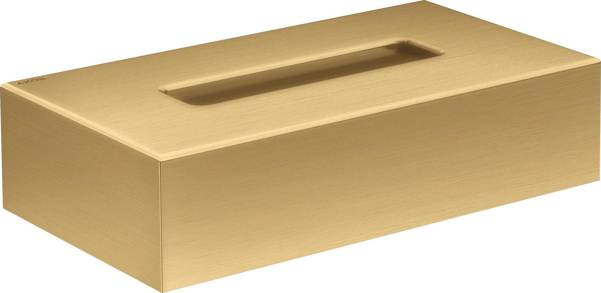 AXOR Universal Circular Kosmetiktuchbox mattweiß – Wandmontage mit verdeckter Befestigung