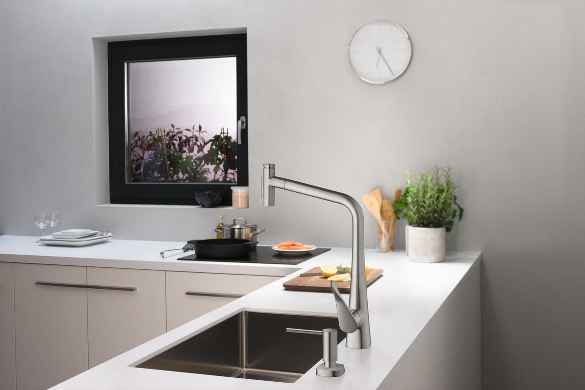 HANSGROHE HG Spültischmischer 320 Select 2jet sBox Ausziehbrause M7117-H320 chrom