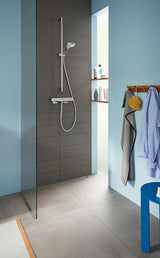 HANSGROHE Handbrause Croma Select E Vario 110 mm weiß/chrom – 3 Strahlarten mit Select-Taste