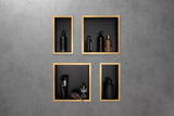 HANSGROHE XtraStoris Individual Wandnische 300x150x100 mm brushed bronze Designrahmen