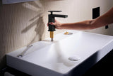 HANSGROHE Tecturis E Einhebel-Waschtischmischer ComfortZone 110 CoolStart mit Zugstangen-Ablaufgarnitur chrom
