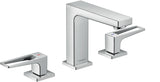HANSGROHE Metropol 110 3-Loch-Waschtischarmatur DN 15 Chrom mit Push-Open Ablaufgarnitur