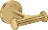 AXOR Universal Circular Handtuchhaken doppelt in brushed bronze – Wandmontage mit verdeckter Befestigung
