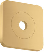 120x120mm, softsquare brushed gold optic