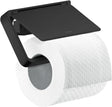 AXOR Universal Softsquare Papierrollenhalter mattschwarz – Wandmontage, verdeckte Befestigung