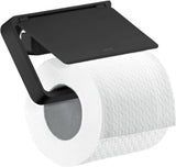 AXOR Universal Softsquare Papierrollenhalter mattschwarz – Wandmontage, verdeckte Befestigung