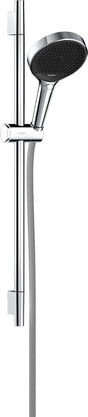 HANSGROHE Rainfinity 130 3jet Brauseset mit Unica S Puro 650mm Push Schieber, chrom