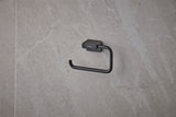 HANSGROHE AddStoris Papierrollenhalter ohne Deckel – Chrom, Wandmontage, verdeckte Befestigung