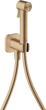 AXOR Bidette Handbrause Set mit Brausehalter und Metallbrauseschlauch 1250 mm, Kaltwasser, 1 Strahlart
