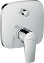 HANSGROHE Talis E Einhebel-Wannenmischer Fertigmontageset mit Sicherungskombination Chrom