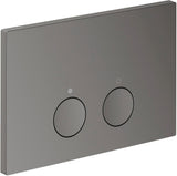 AXOR FlushPlate Drückerplatte für Geberit Sigma – Mechanische Betätigung, Edelstahl gebürstet