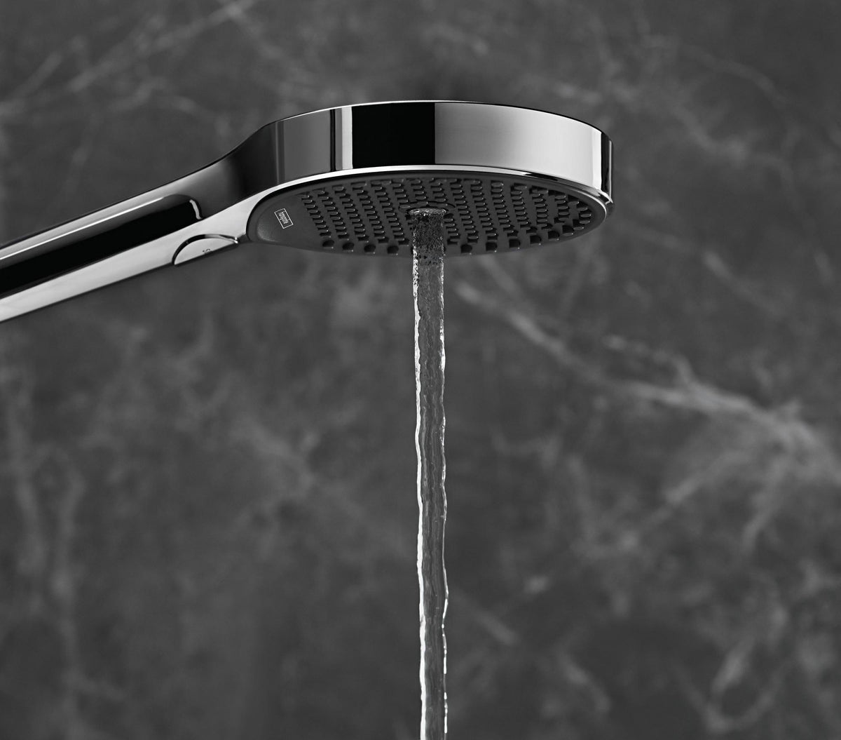 HANSGROHE HG Handbrause Rainfinity 130 3jet Chrom – 3 Strahlarten, QuickClean, Select-Taste