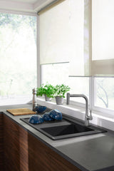 HANSGROHE Metris M71 Einhebel-Küchenmischer 220 mit sBox und Ausziehbrause, Chrom